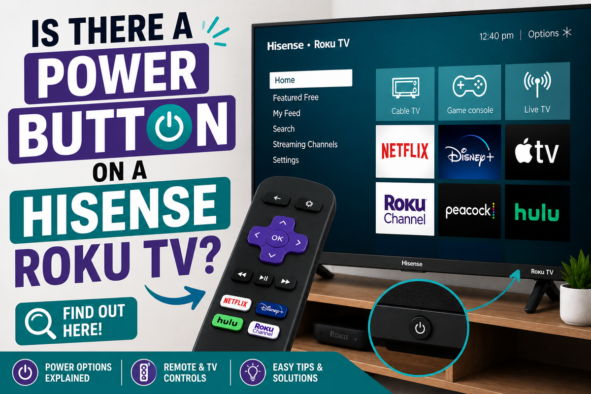 Is There a Power Button on a Hisense Roku TV?