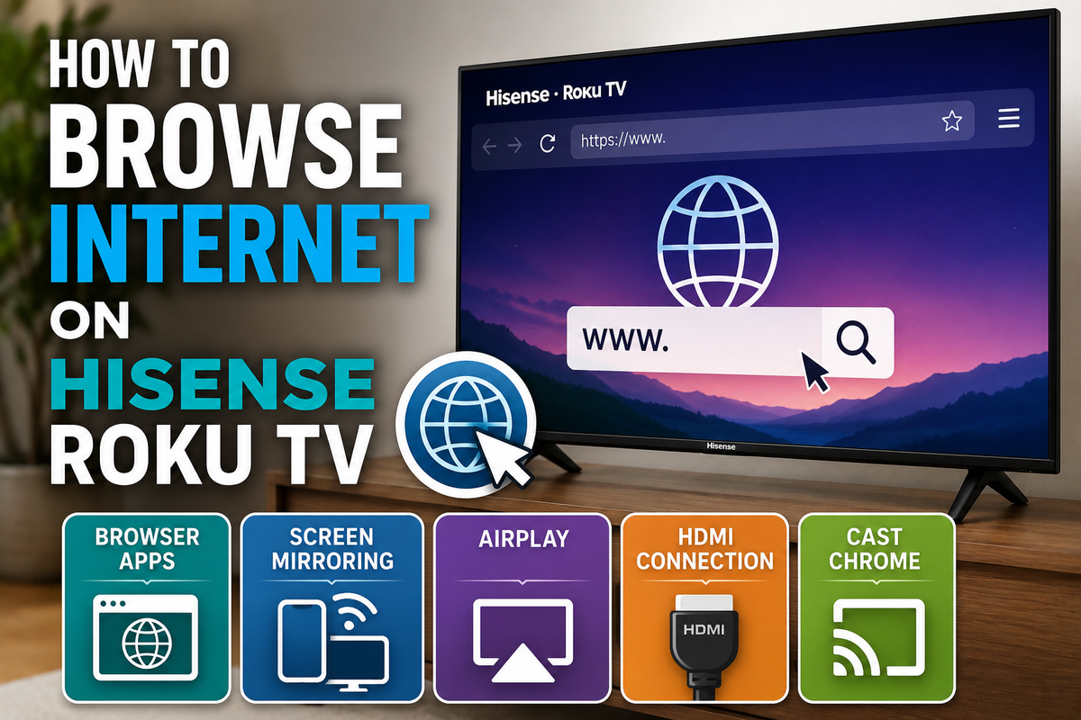 How to Browse the Internet on a Hisense Roku TV