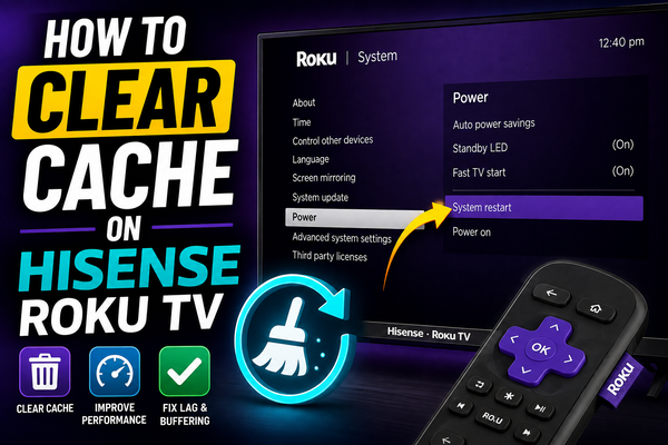 How to Clear Cache on Hisense Roku TV