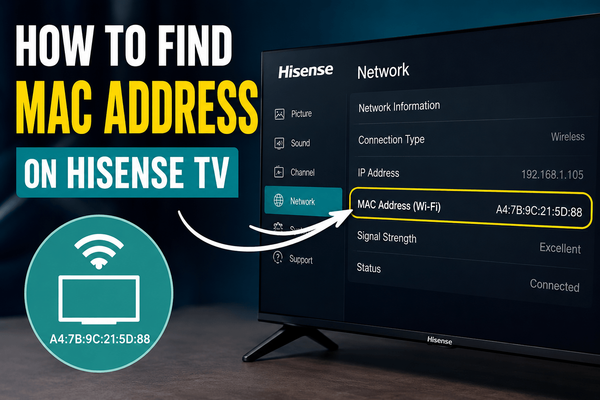How to Find the MAC Address on a Hisense TV