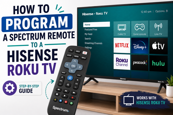 How to Program a Spectrum Remote to a Hisense Roku TV