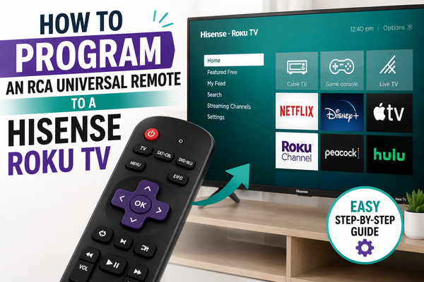 How to Program an RCA Universal Remote to a Hisense Roku TV