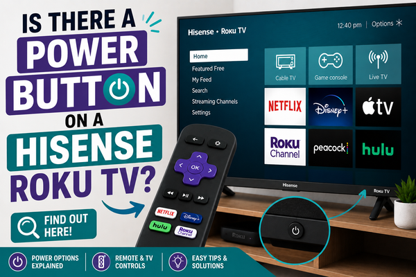 Is There a Power Button on a Hisense Roku TV?