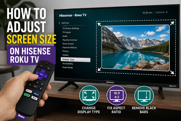 How to Adjust Screen Size on Hisense Roku TV